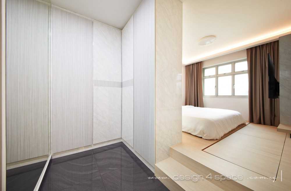 Modern Bedroom with Wardrobe and Built-in Bed