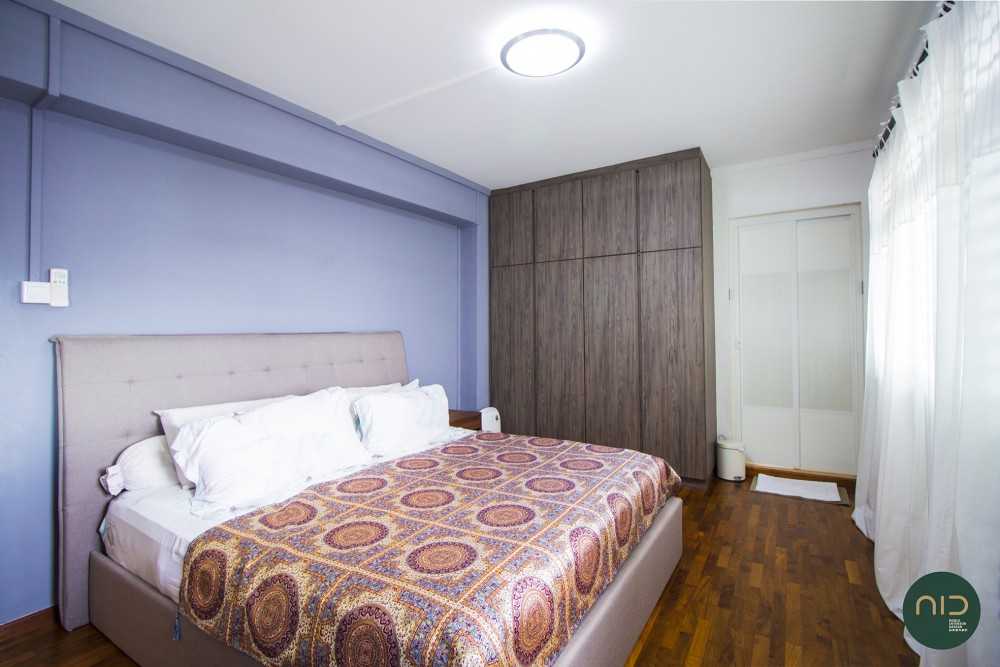 Transitional Bedroom with Ceiling Light and Wardrobe