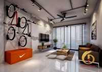 Industrial New 4-Room HDB by I Interior Design