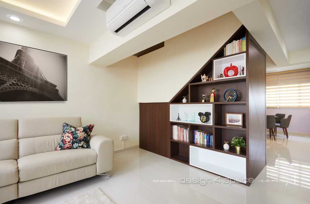 Industrial Living Room with TV Console and TV
