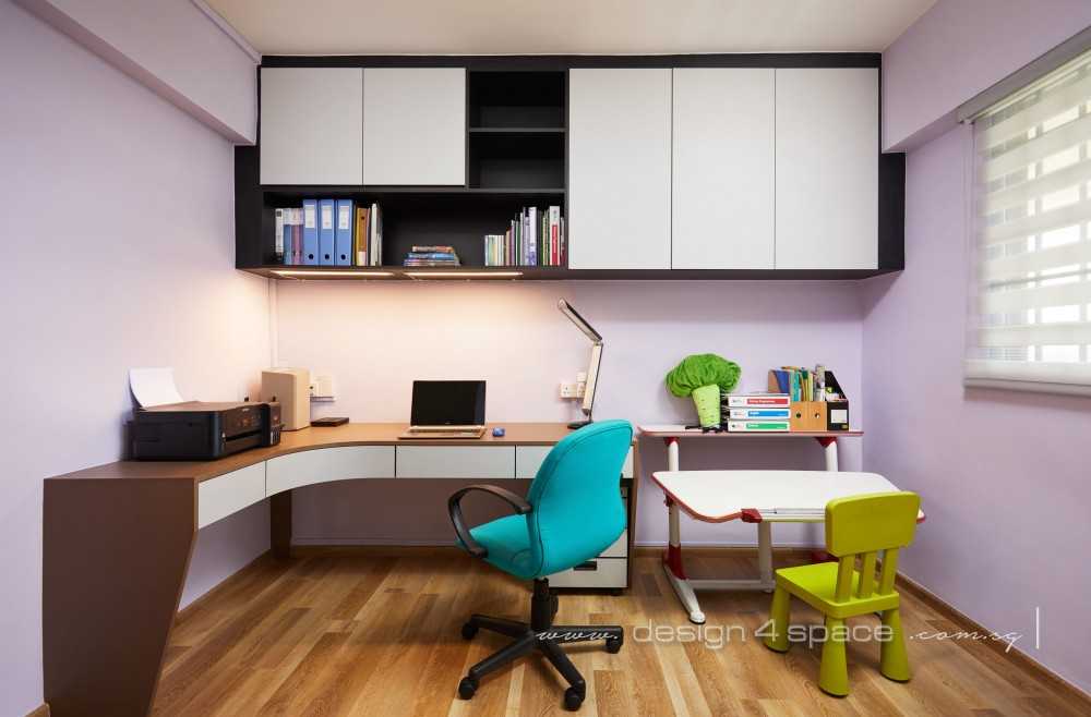 Industrial Home Office with Desk and Desk Chairs