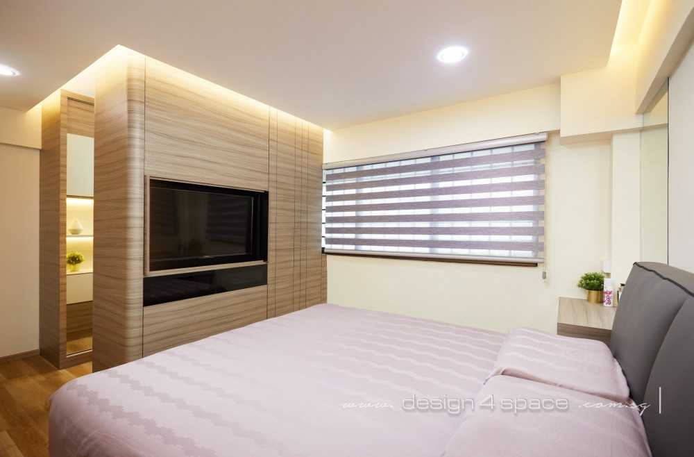 Industrial Bedroom with Cove Lighting and Drop Ceiling