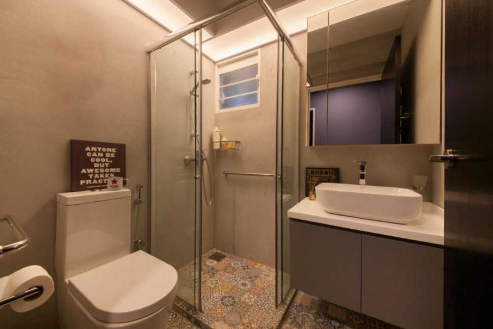 Eclectic Bathroom with Mirror and Bathroom Mirrors