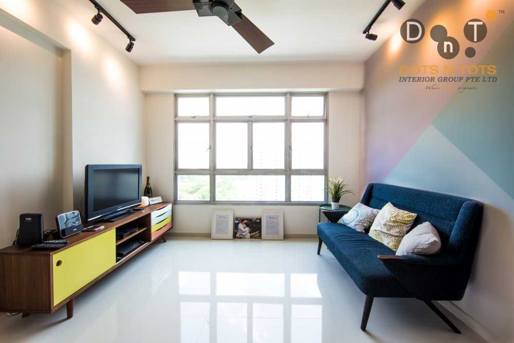 Contemporary Living Room with Sofa and Coffee Table