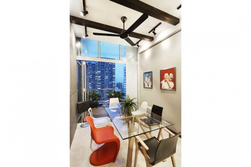 Eclectic Dining Room with Dining Table and Dining Chairs