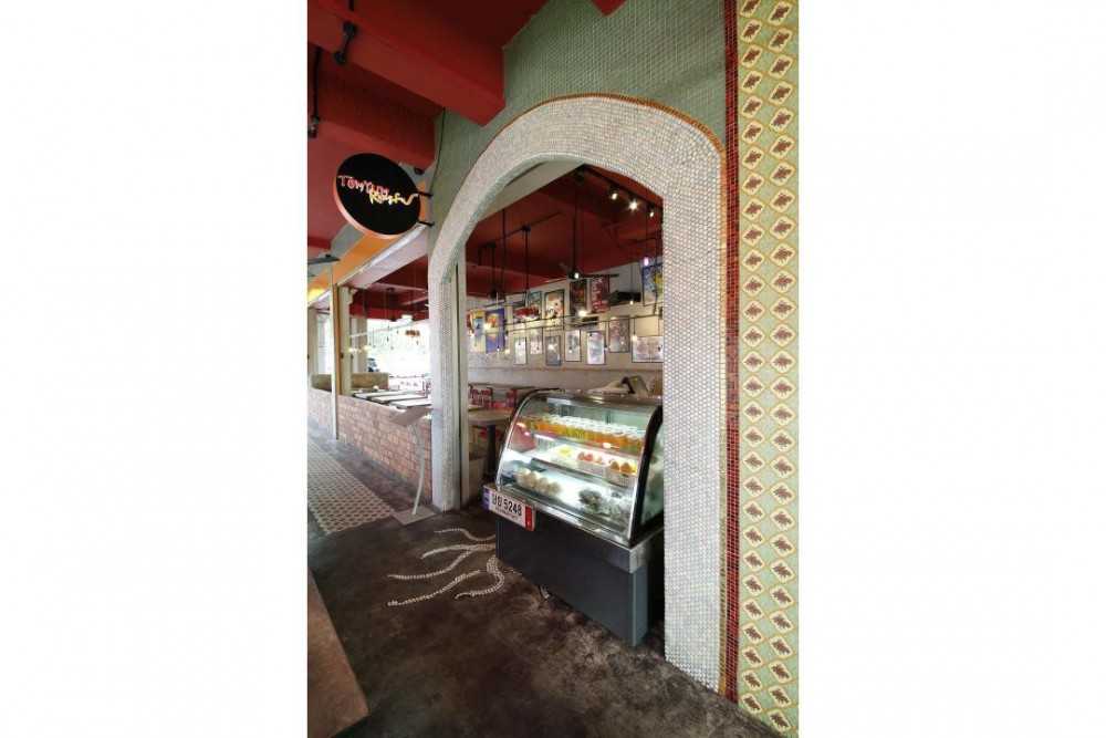Vintage Restaurant with Feature Wall and Artwork