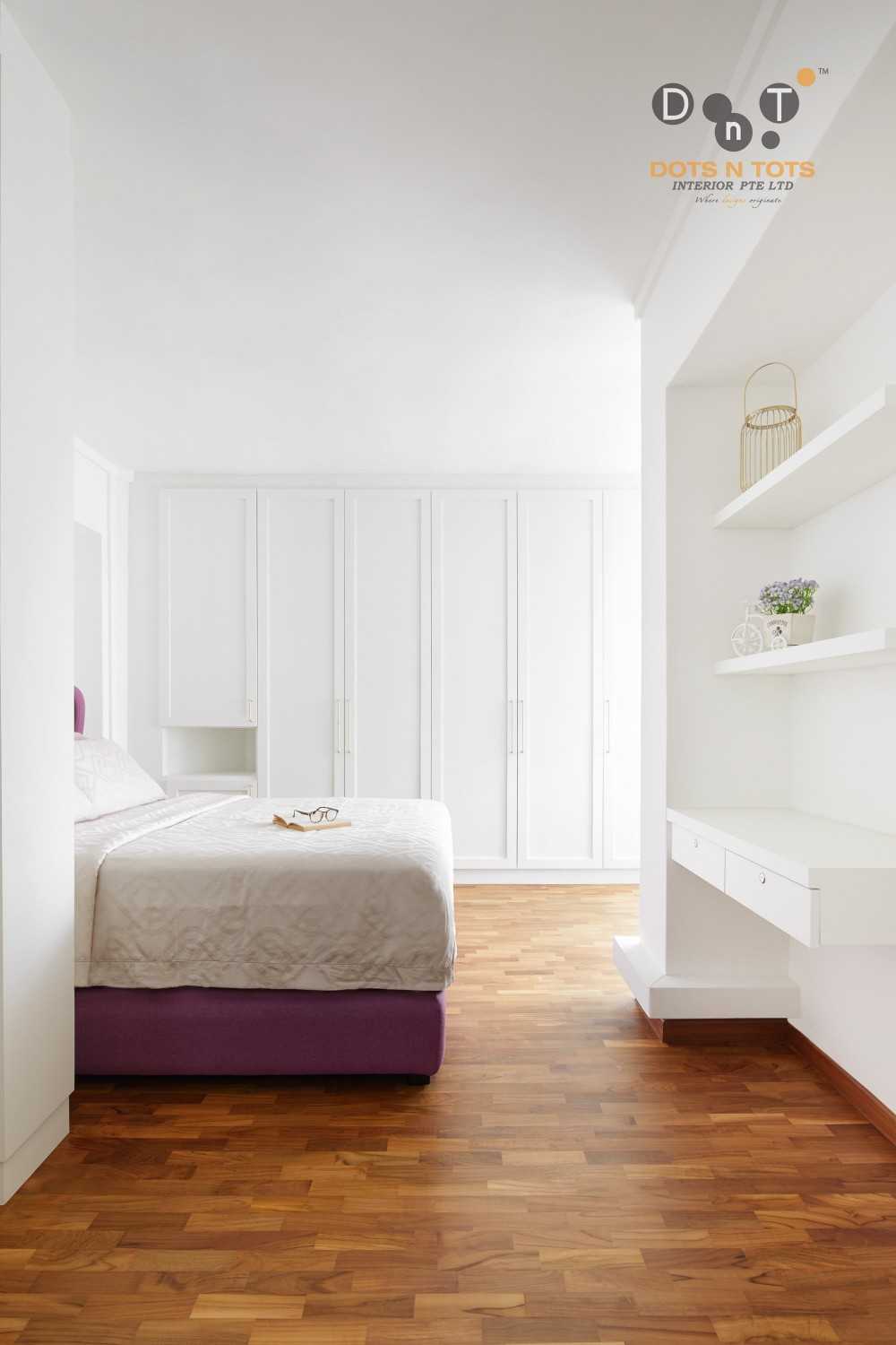 Modern Bedroom with Wood Flooring and Wardrobe