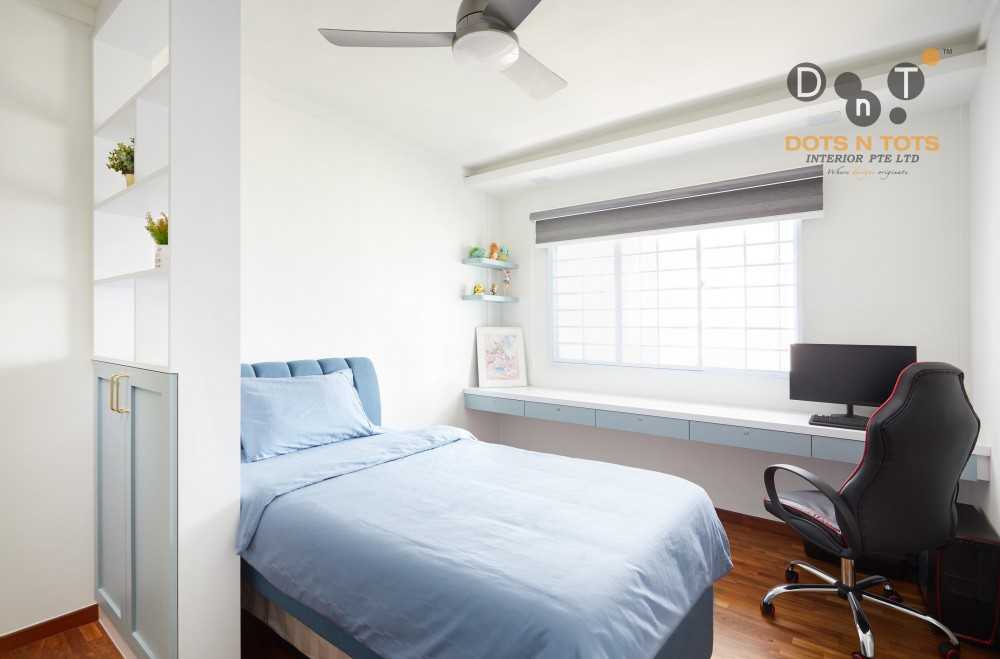 Modern Bedroom with Wardrobe and Built-in Bed