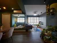 Transitional New 4-Room HDB by Carpenters 匠