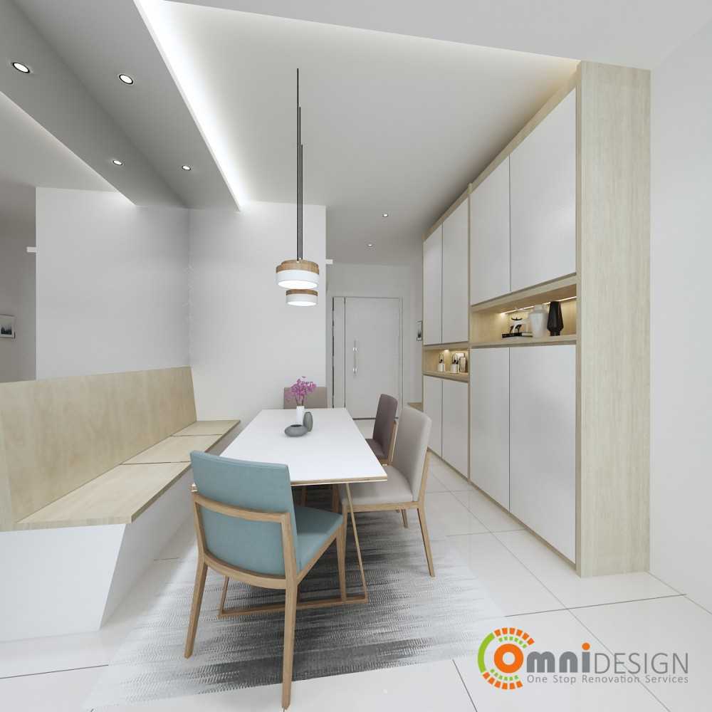 Contemporary Dining Room with Drop Light and Dining Table