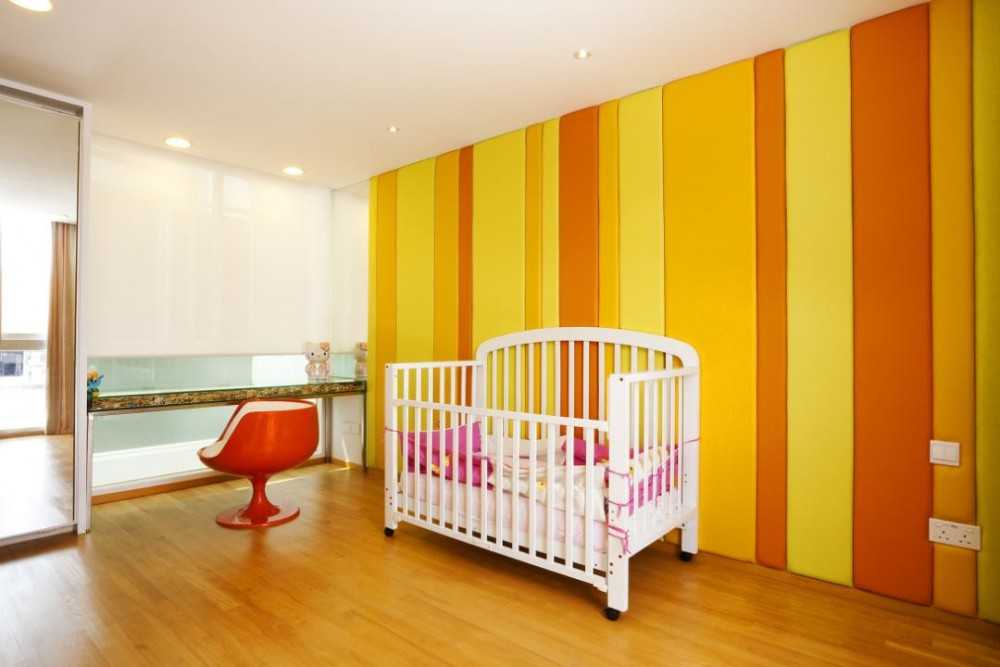 Vintage Kids Room with Feature Wall and Console Table