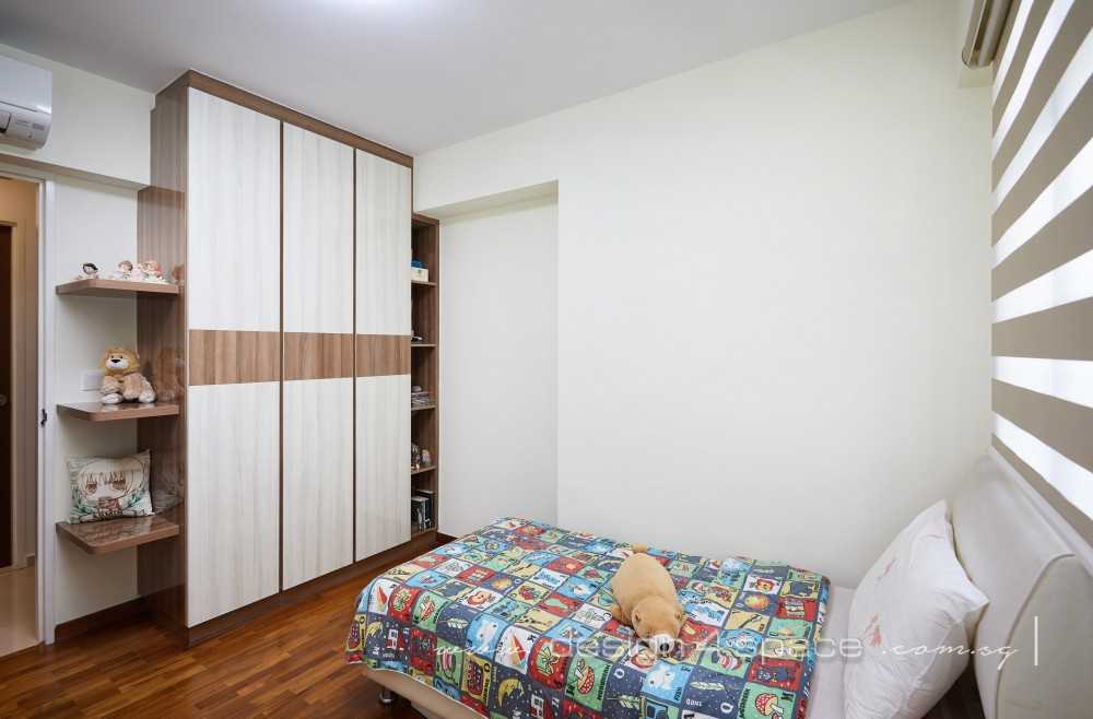 Modern Bedroom with Vinyl Flooring and Cove Lighting