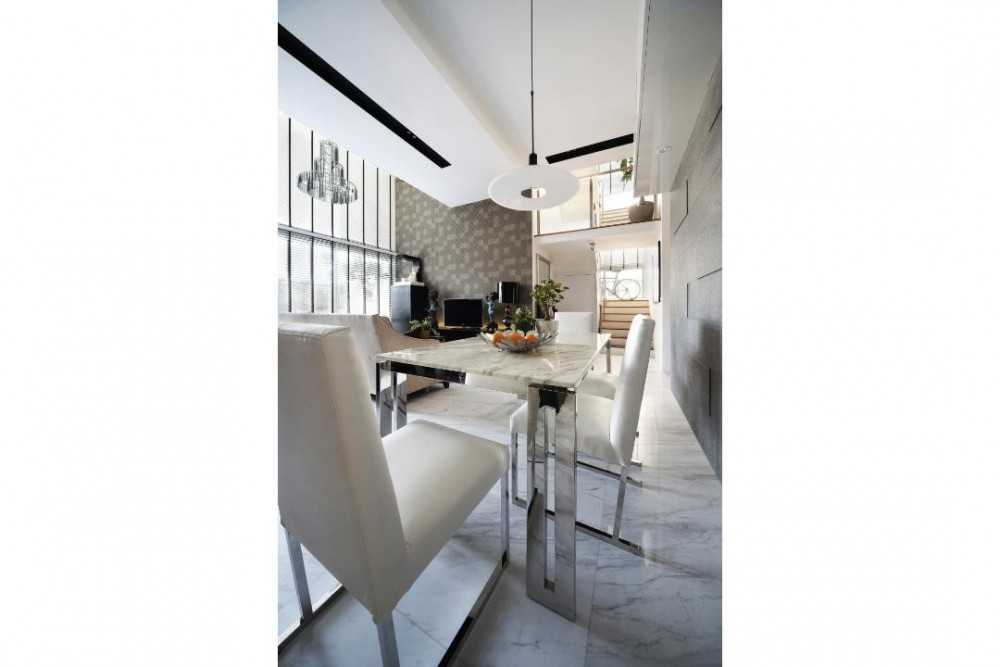 Eclectic Dining Room with Dining Table and Dining Chairs