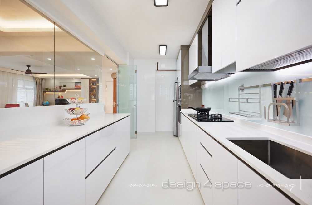 Modern Kitchen with Kitchen Window and Open Kitchen