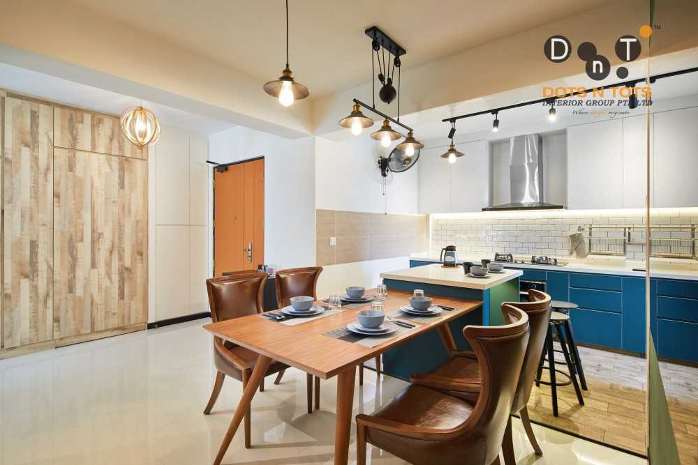 Country Kitchen with Wood Flooring and Kitchen Window