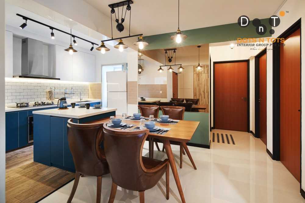 Country Kitchen with Wood Flooring and Kitchen Window