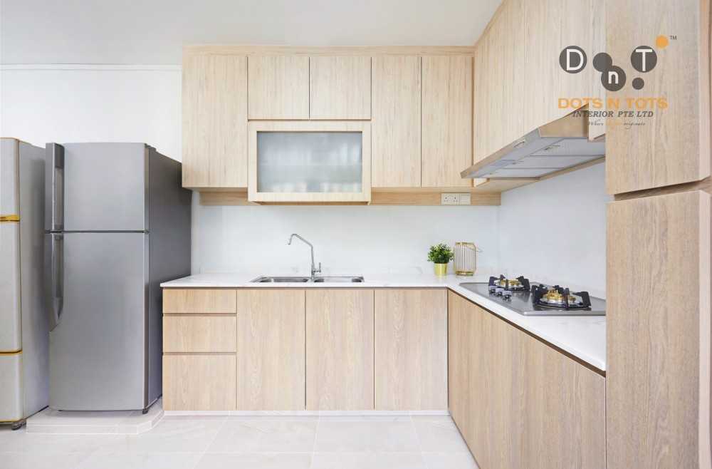 Scandinavian Kitchen with Kitchen Window and Kitchen Island