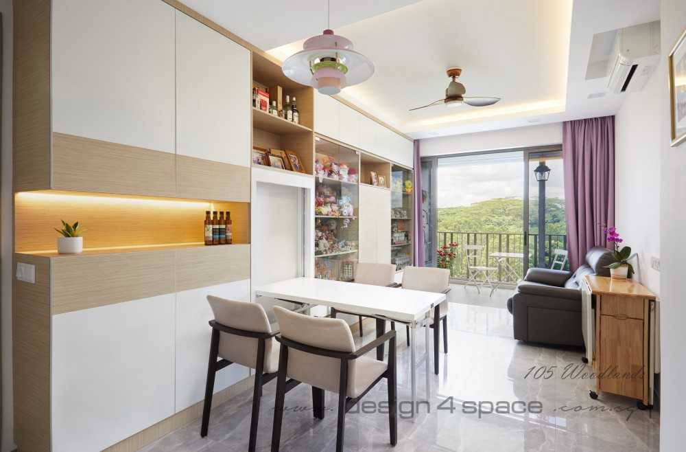 Modern Living Room with Sofa and Dining Table