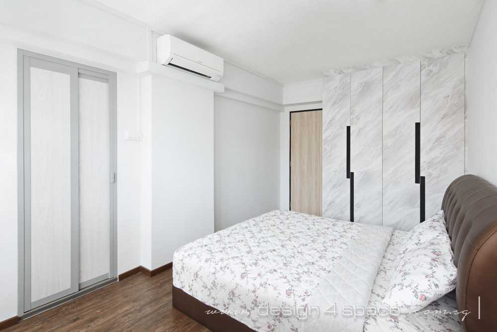 Contemporary Bedroom with Wardrobe and Sliding Wardrobe