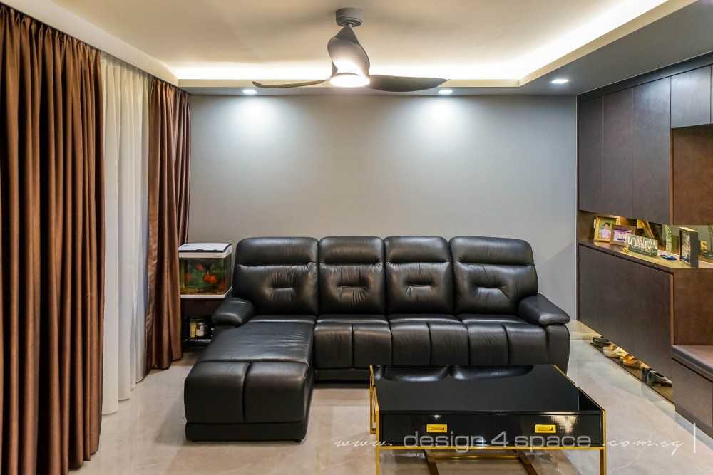Modern Living Room with Sofa and Coffee Table