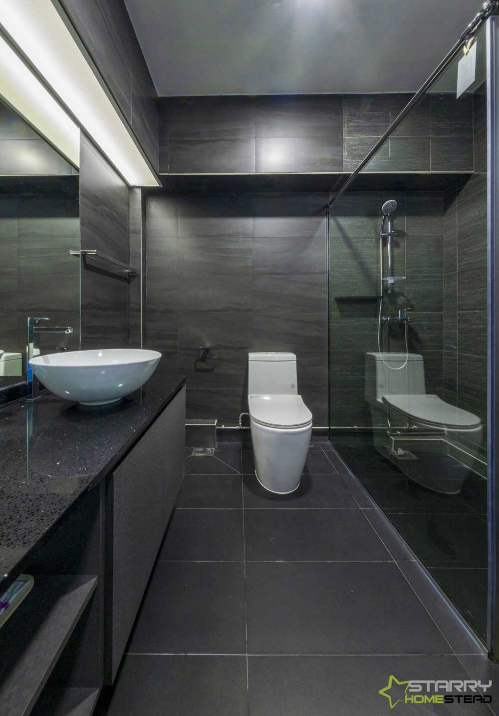 Modern Bathroom with Mirror and Bathroom Mirrors