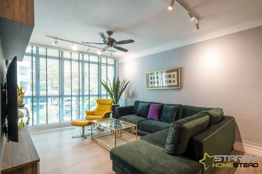 Modern Living Room with Sofa and Coffee Table