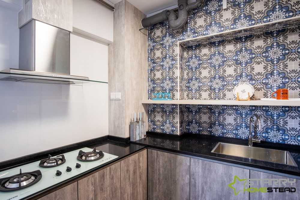Contemporary Kitchen with Kitchen Accessories and Kitchen Cabinets