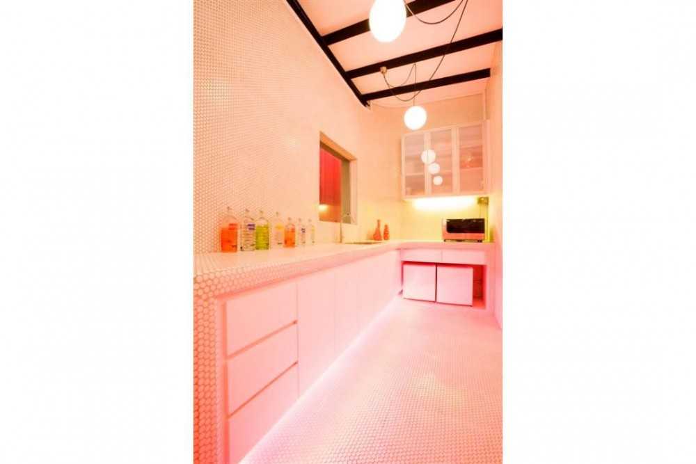 Eclectic Retail with Drop Light and Bar Counter
