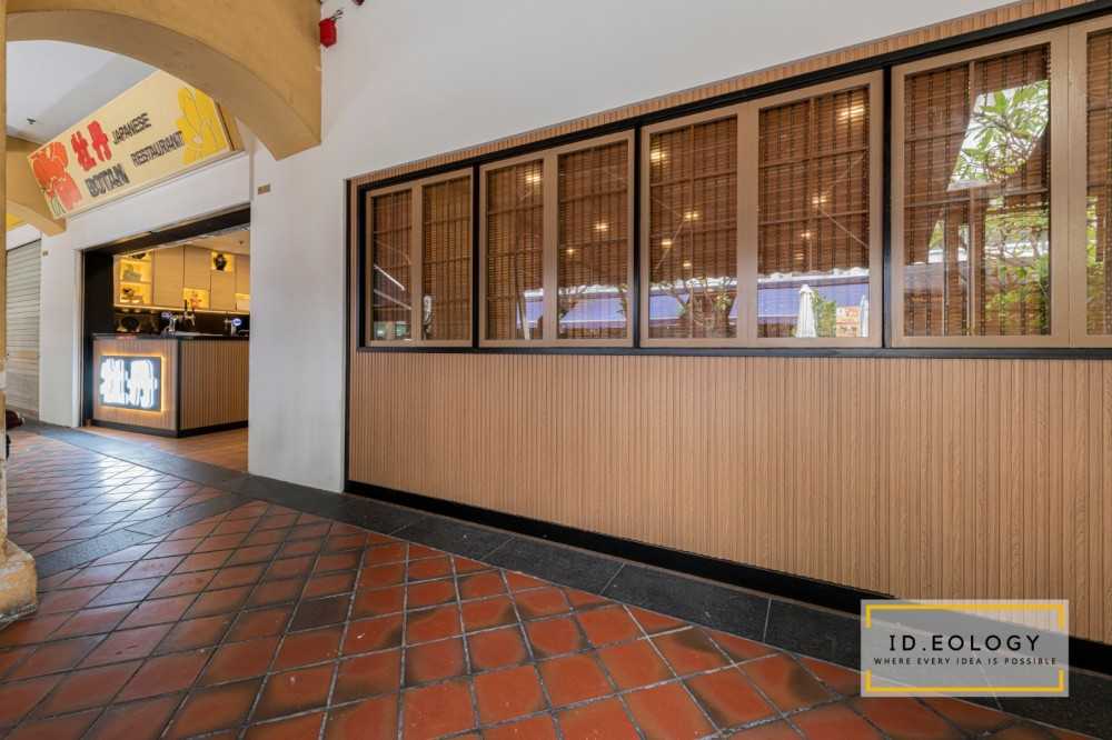Asian Restaurant with Bar Counter and Dining Table