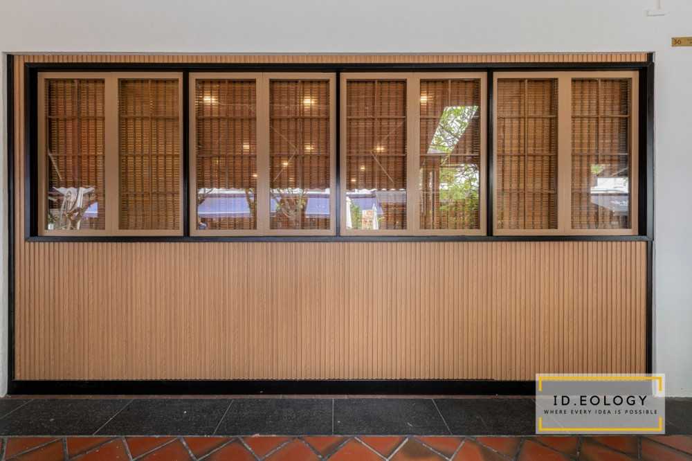Asian Restaurant with Bar Counter and Dining Table