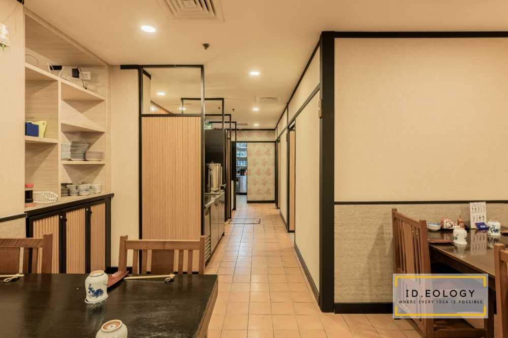 Asian Restaurant with Bar Counter and Dining Table