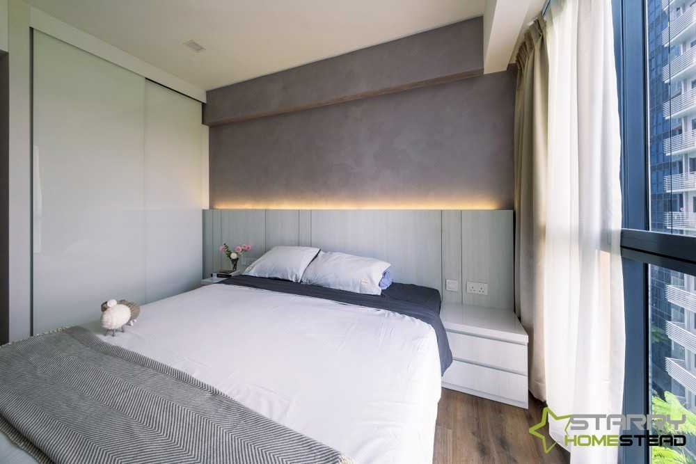 Modern Bedroom with Wardrobe and Sliding Wardrobe