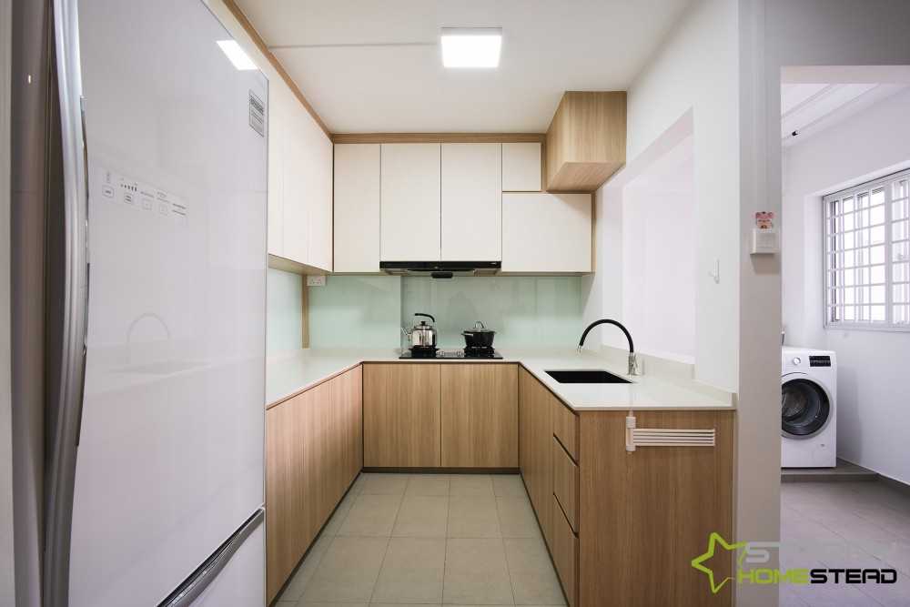 Scandinavian Kitchen with Kitchen Accessories and Kitchen Cabinets
