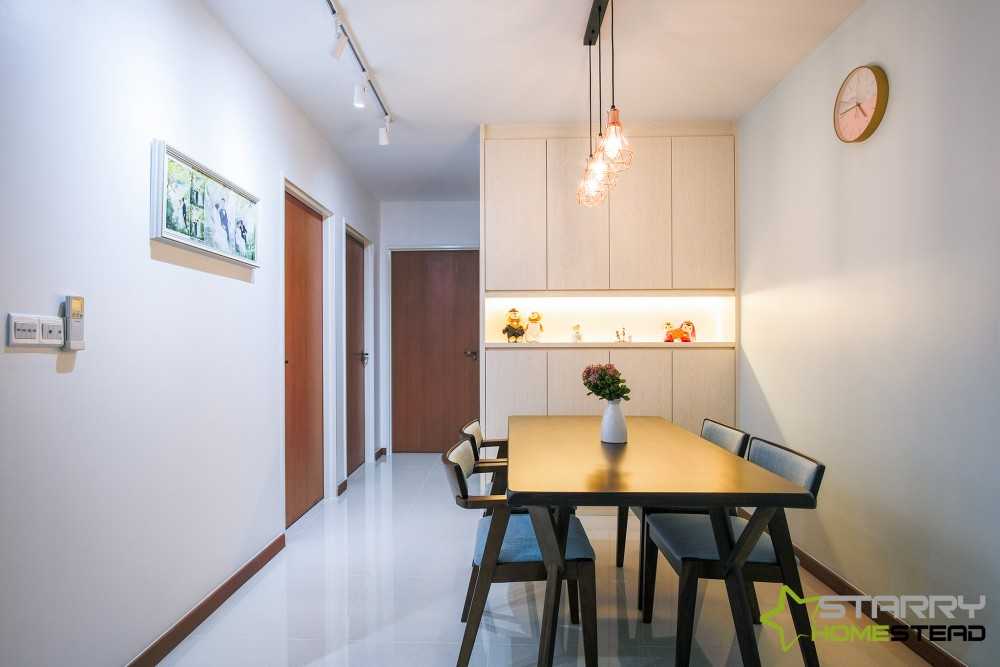 Scandinavian Dining Room with Dining Table and Dining Chairs