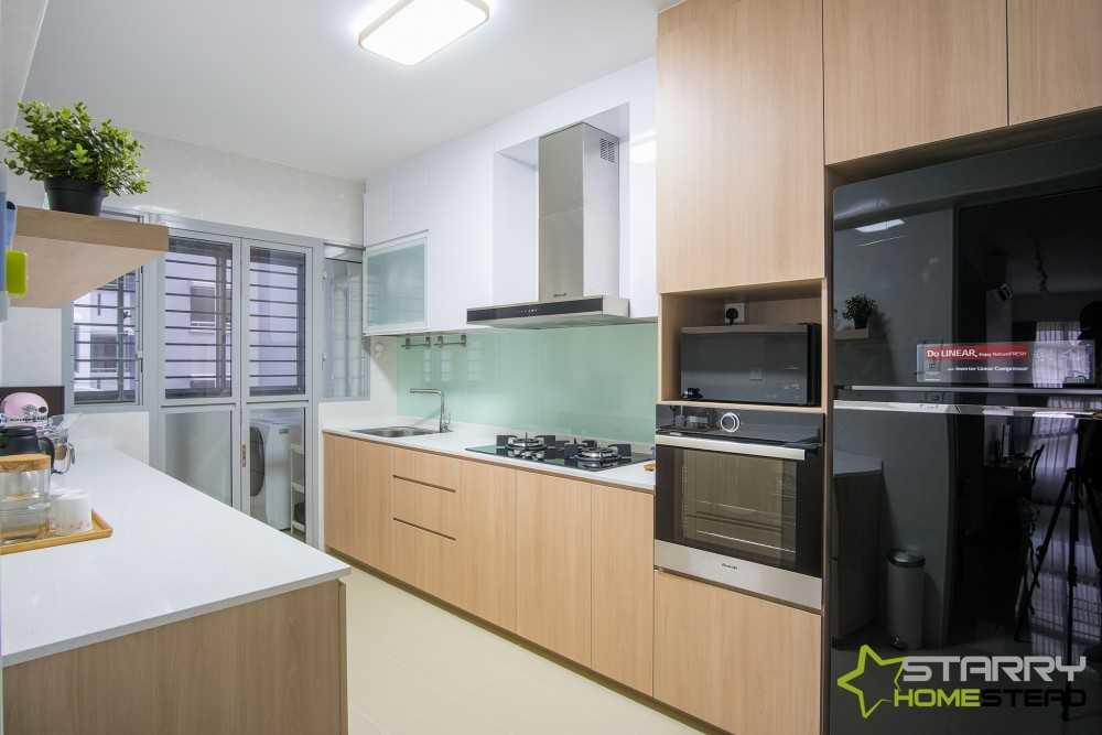 Scandinavian Kitchen with Kitchen Accessories and Kitchen Cabinets
