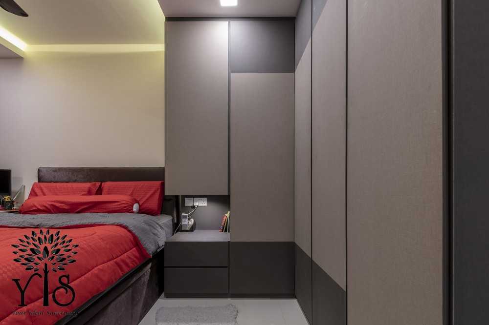 Modern Bedroom with Cove Lighting and Ceiling Light