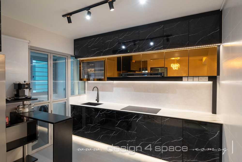 Modern Kitchen with Kitchen Window and Kitchen Island