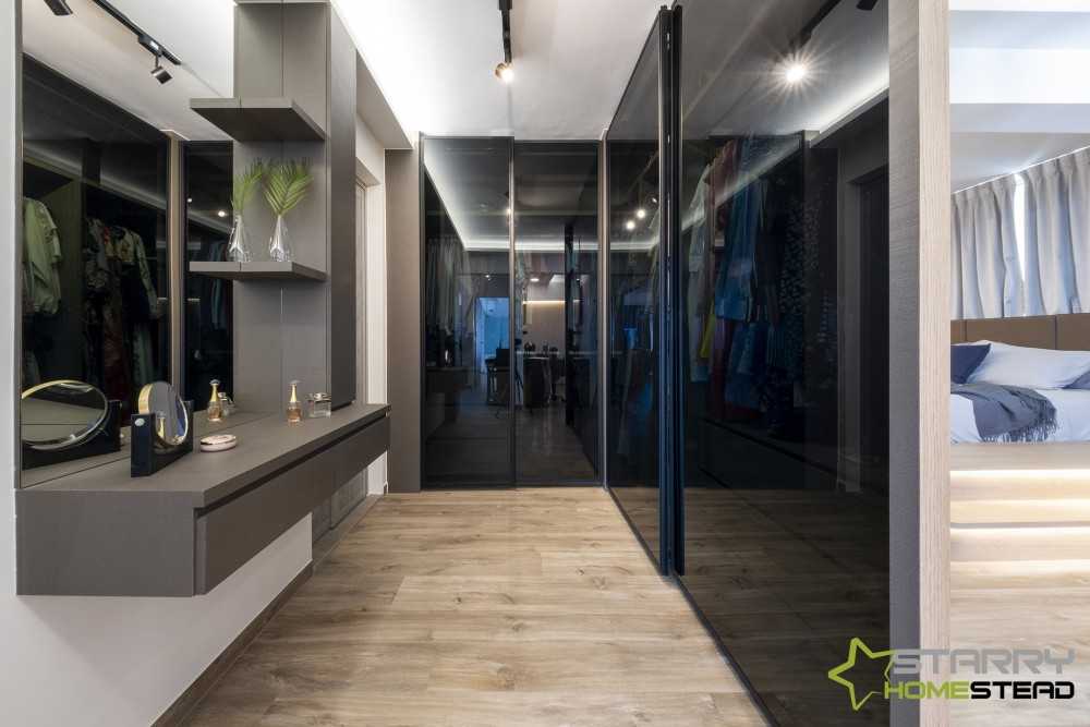 Modern Bedroom with Wardrobe and Sliding Wardrobe
