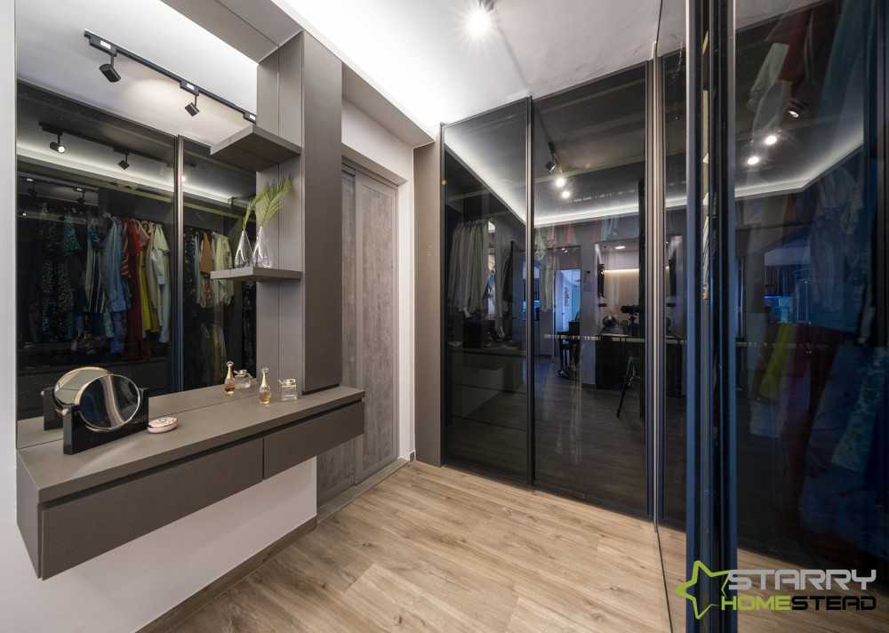 Modern Bedroom with Wardrobe and Dressing Table