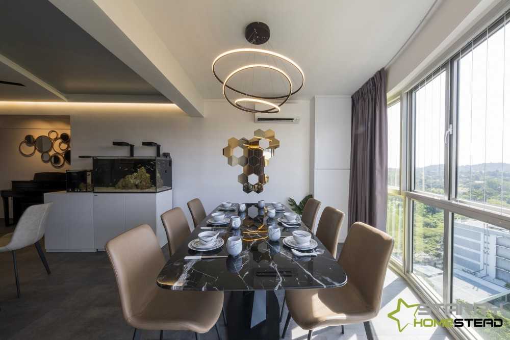 Modern Dining Room with Dining Table and Dining Chairs
