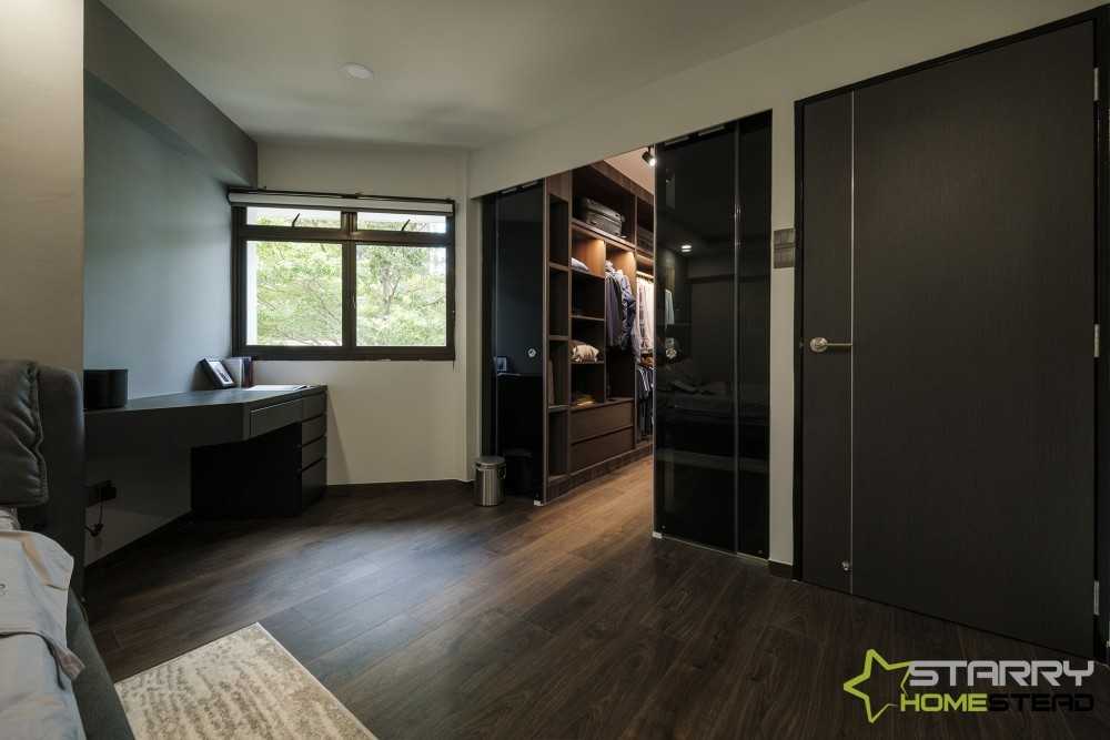 Modern Bedroom with Wardrobe and Sliding Wardrobe