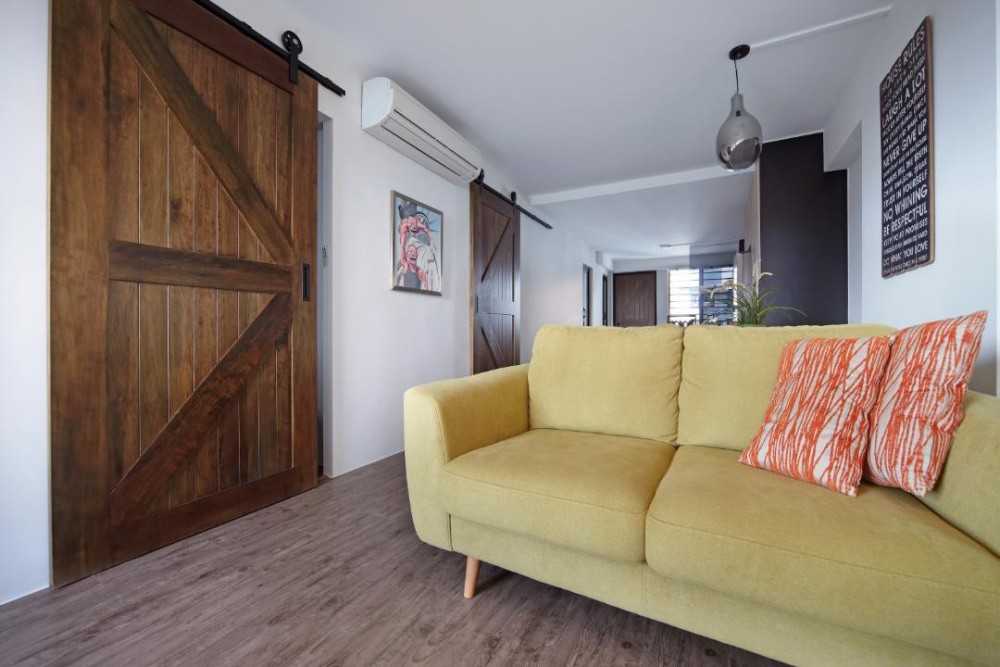 Modern Living Room with Sofa and 2 Seater Sofa