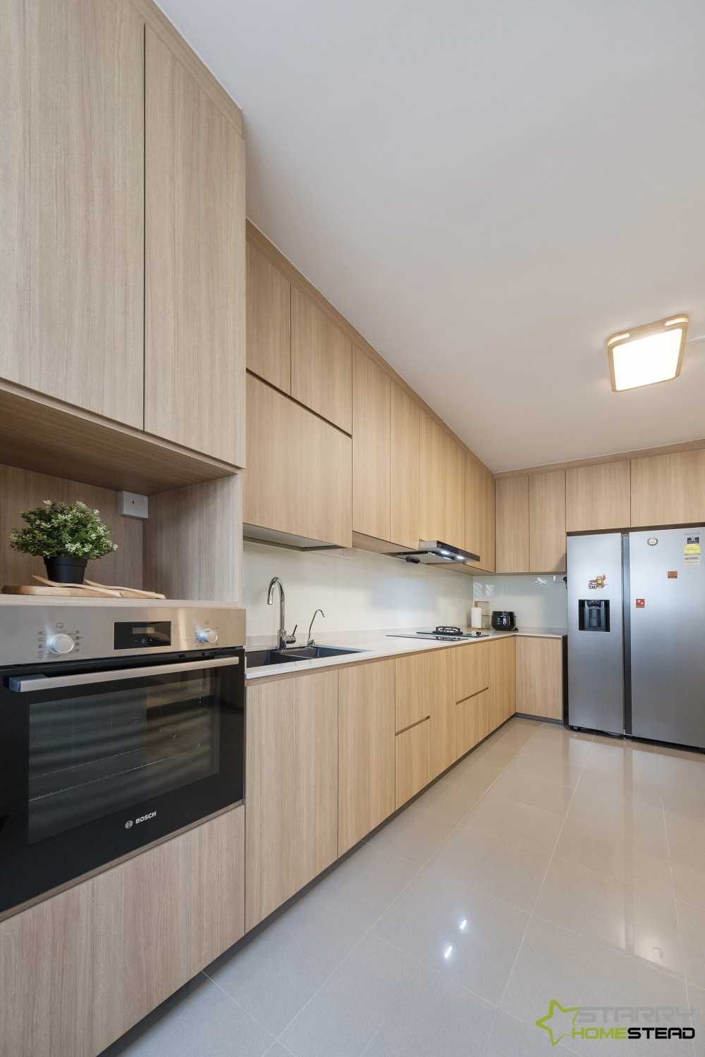 Scandinavian Kitchen with Kitchen Accessories and Kitchen Cabinets