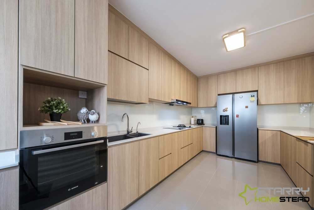 Scandinavian Kitchen with Kitchen Accessories and Kitchen Cabinets