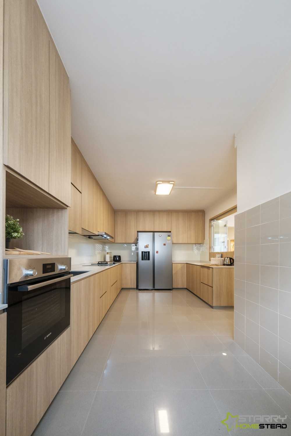 Scandinavian Kitchen with Kitchen Accessories and Kitchen Cabinets