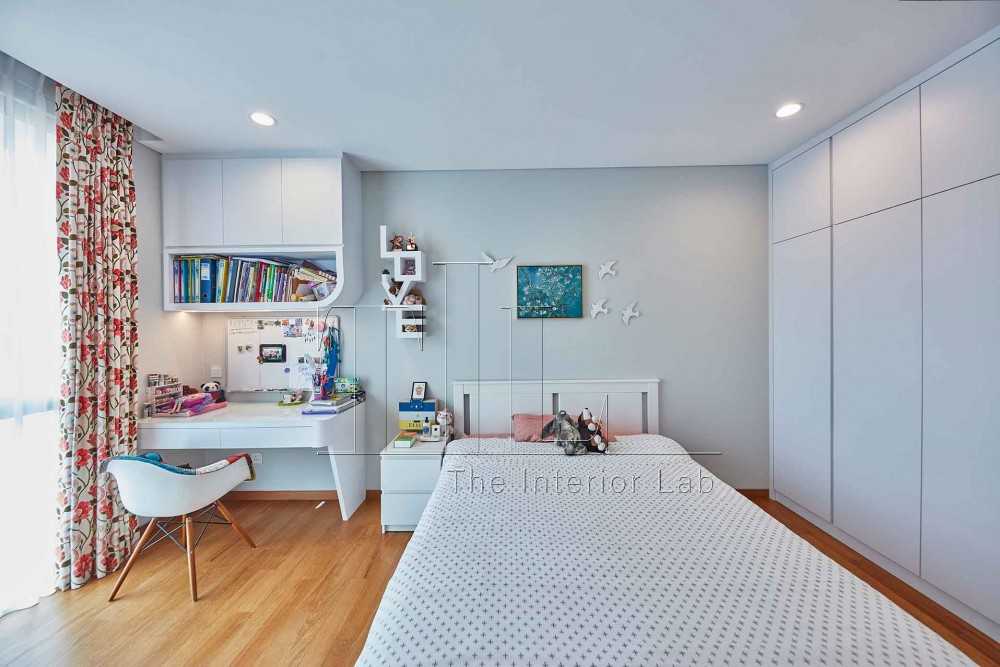 Modern Bedroom with Bookshelf and Bedroom Dresser