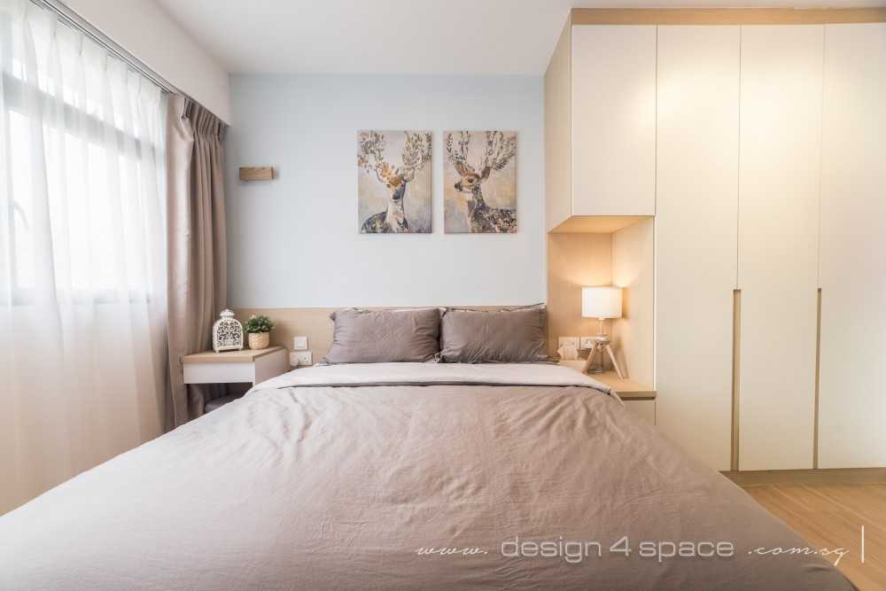Minimalist Bedroom with Bedside Table and Bedroom Dresser