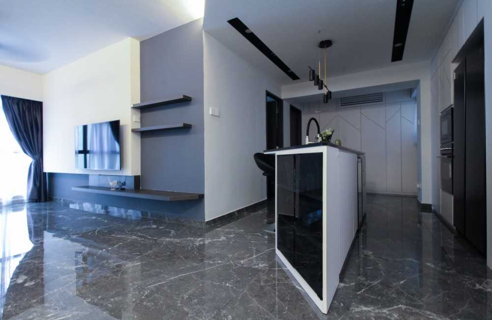 Minimalist Entryway with Small Storage and Shoe Cabinets