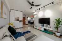 Minimalist New 4-Room HDB by Space Atelier Pte Ltd