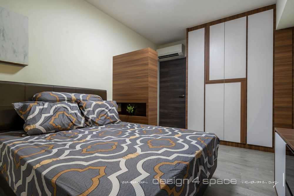 Modern Bedroom with TV Console and Wardrobe